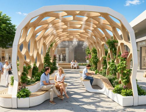Natur Vault, a green corridor in the city